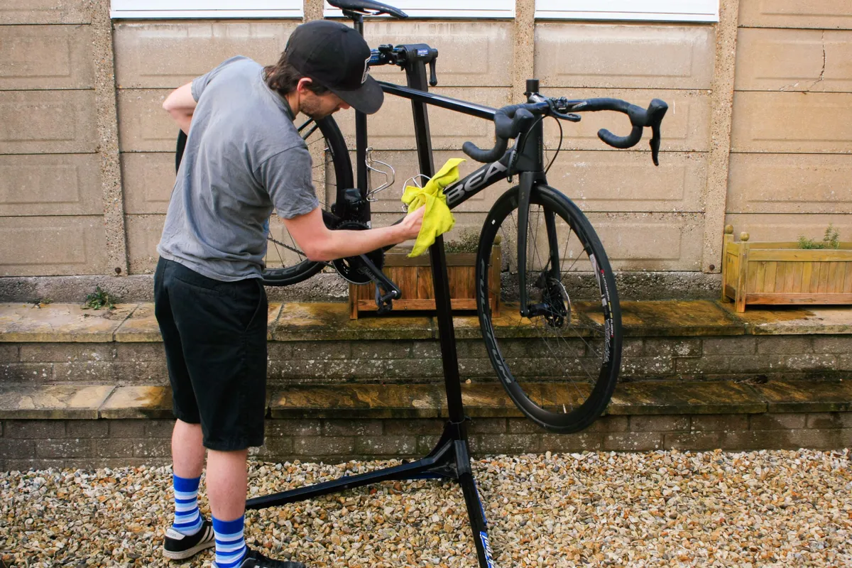 Limpieza de bicicleta